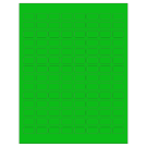 0.875" x 0.5"  Sheet Label