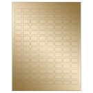 0.875" x 0.5"  Sheet Label