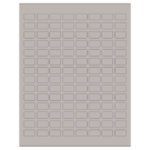 0.875" x 0.5"  Sheet Label