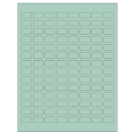 0.875" x 0.5"  Sheet Label