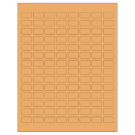 0.875" x 0.5"  Sheet Label