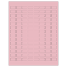 0.875" x 0.5"  Sheet Label