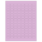 0.875" x 0.5"  Sheet Label