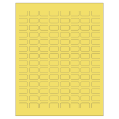 0.875" x 0.5"  Sheet Label