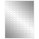 0.875" x 0.5"  Sheet Label