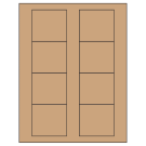 2.75" x 2.5"  Sheet Label