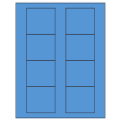 2.75" x 2.5"  Sheet Label