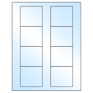 2.75" x 2.5"  Sheet Label