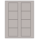 2.75" x 2.5"  Sheet Label