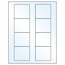 2.75" x 2.5"  Sheet Label