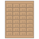 1.875" x 1.0625"  Sheet Label