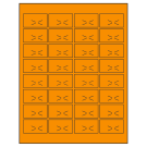 1.875" x 1.0625"  Sheet Label