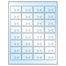 1.875" x 1.0625"  Sheet Label