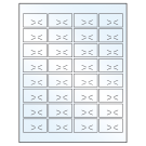 1.875" x 1.0625"  Sheet Label