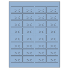 1.875" x 1.0625"  Sheet Label