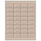 1.875" x 1.0625"  Sheet Label