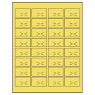 1.875" x 1.0625"  Sheet Label