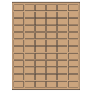 1.25" x 0.75"  Sheet Label