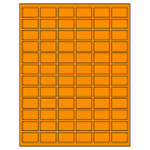 1.25" x 0.75"  Sheet Label