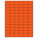 1.25" x 0.75"  Sheet Label