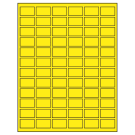 1.25" x 0.75"  Sheet Label