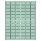 1.25" x 0.75"  Sheet Label