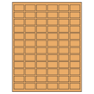 1.25" x 0.75"  Sheet Label
