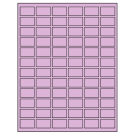 1.25" x 0.75"  Sheet Label