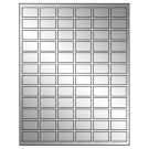 1.25" x 0.75"  Sheet Label