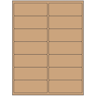 4" x 1.4375"  Sheet Label