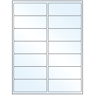 4" x 1.4375"  Sheet Label