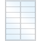 4" x 1.4375"  Sheet Label