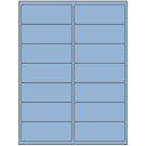 4" x 1.4375"  Sheet Label