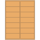 4" x 1.4375"  Sheet Label