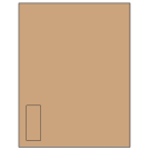 1.125" x 2.6875"  Sheet Label