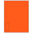 1.125" x 2.6875"  Sheet Label