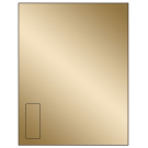 1.125" x 2.6875"  Sheet Label