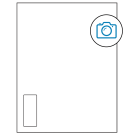 1.125" x 2.6875"  Sheet Label