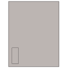 1.125" x 2.6875"  Sheet Label