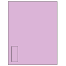 1.125" x 2.6875"  Sheet Label