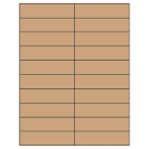 4.25" x 1.1"  Sheet Label