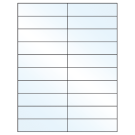 4.25" x 1.1"  Sheet Label