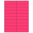 4.25" x 1.1"  Sheet Label
