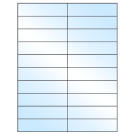 4.25" x 1.1"  Sheet Label