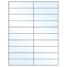 4.25" x 1.1"  Sheet Label