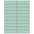 4.25" x 1.1"  Sheet Label