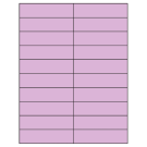 4.25" x 1.1"  Sheet Label