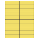4.25" x 1.1"  Sheet Label