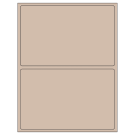 8.375" x 5.375"  Sheet Label