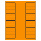 2.625" x 1"  Sheet Label